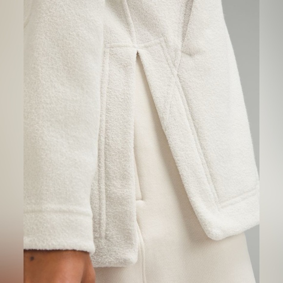 Lululemon Looped Terry Fleece Full Zip | Bone - Picture 2 of 8